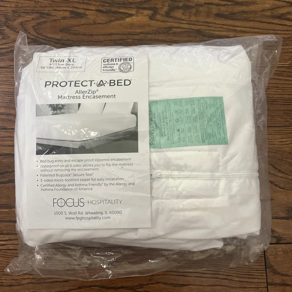 Protect-A-Bed TWIN XL Allerzip Mattress Protector Encasement 38